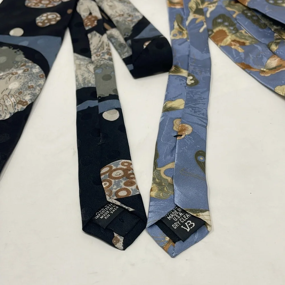THE GALLERY COLLECTION by Christina Desiree Two Men's Silk Ties